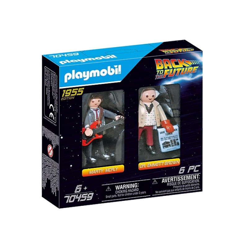 

Конструктор Playmobil Назад в будущее: Марти Макфлай с доктором 70459, Назад в будущее