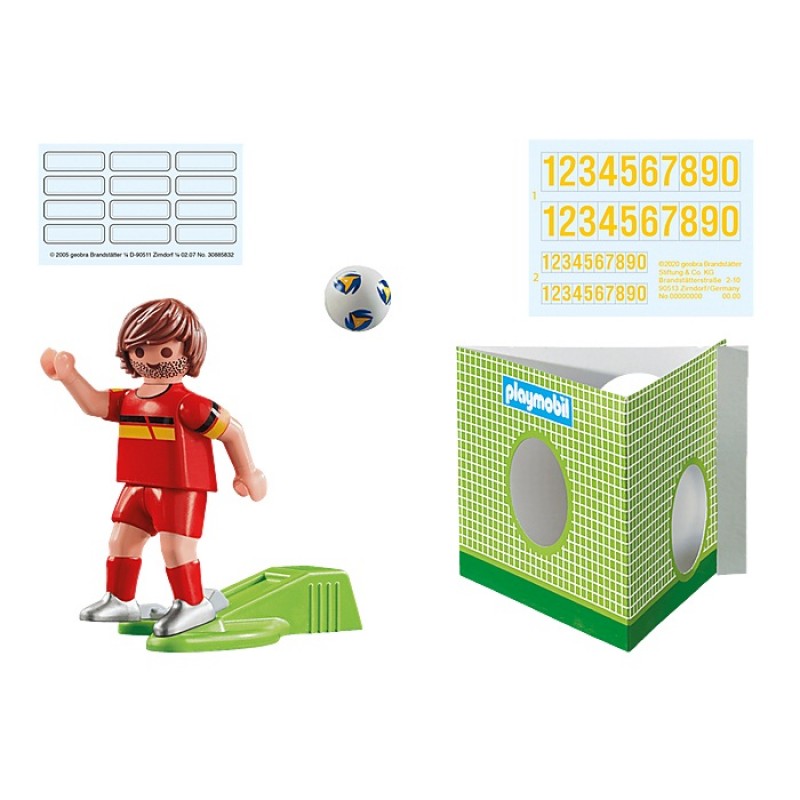фото Конструктор playmobil футболист бельгия 70483