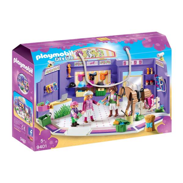 

Конструктор Playmobil Магазин аксессуаров для конного спорта 9401, Конный клуб