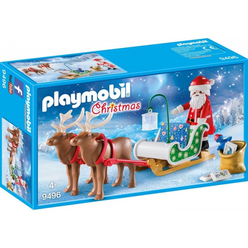 фото Конструктор playmobil сани санты с оленями 9496