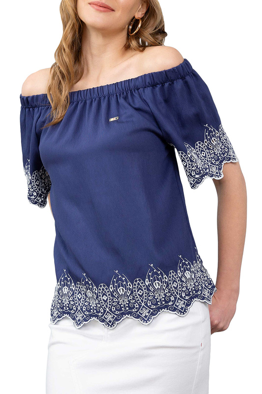 

Блуза женская U.S. POLO Assn. G082SZ0040MIMOSA синяя 40, Синий, G082SZ0040MIMOSA