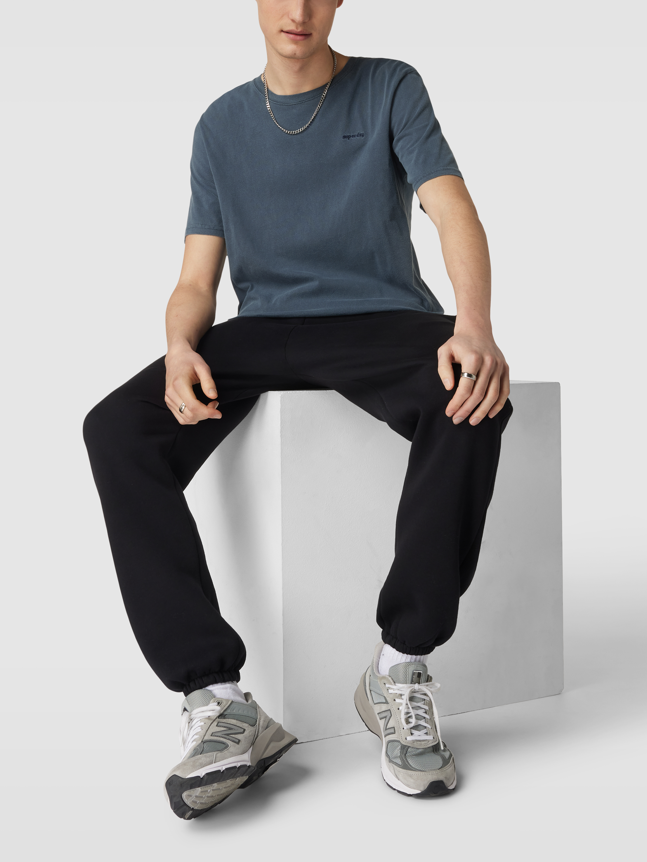 

Футболка мужская Superdry 1725497 синяя XL доставка из-за рубежа, Синий, 1725497