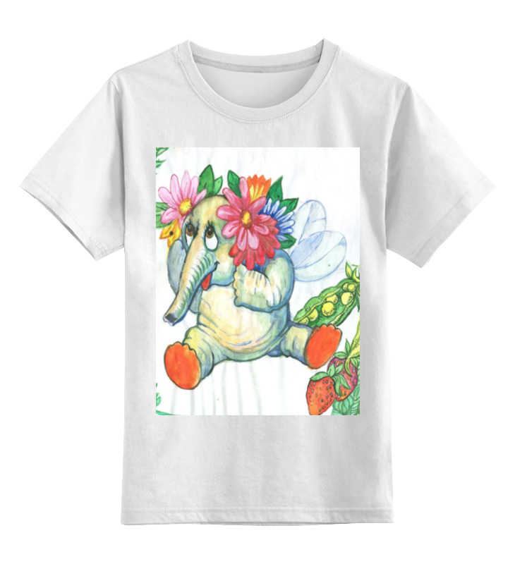 

Детская футболка Printio Слоник цв.белый р.152, 0000002242141