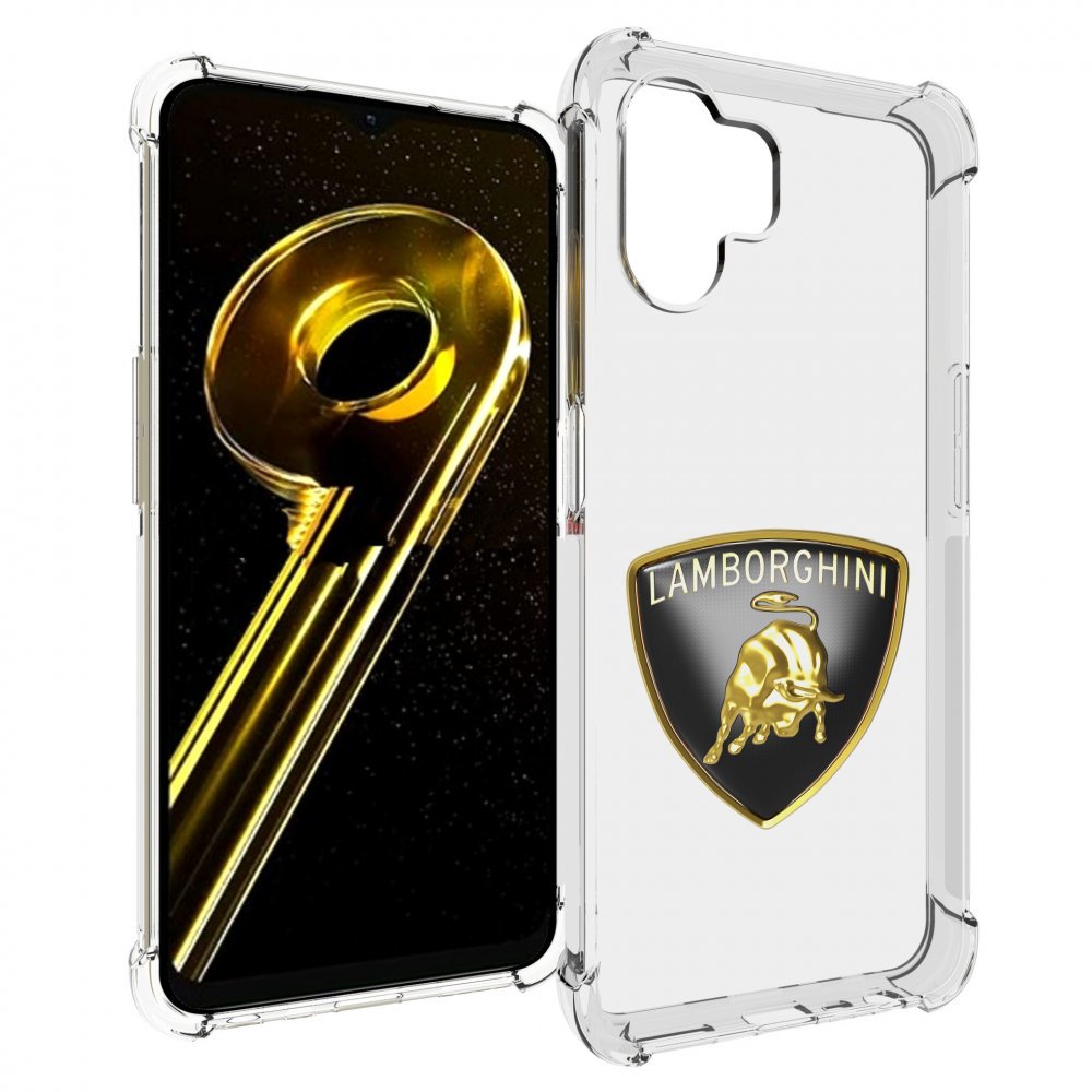 Чехол бампер MyPads ламборгини-lambo-6 мужской для Realme 10 5G ...