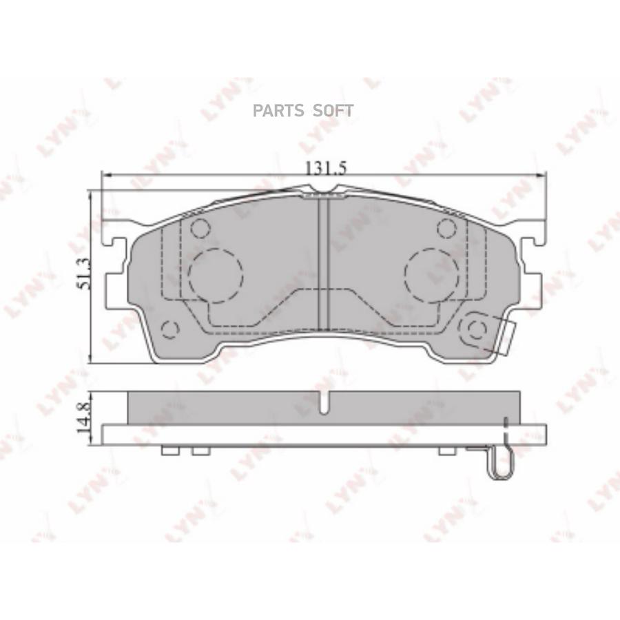 

Колодки тормозные передние подходит для ford probe 93-98, mazda 626 97/mx-6 91/xedos 6 92