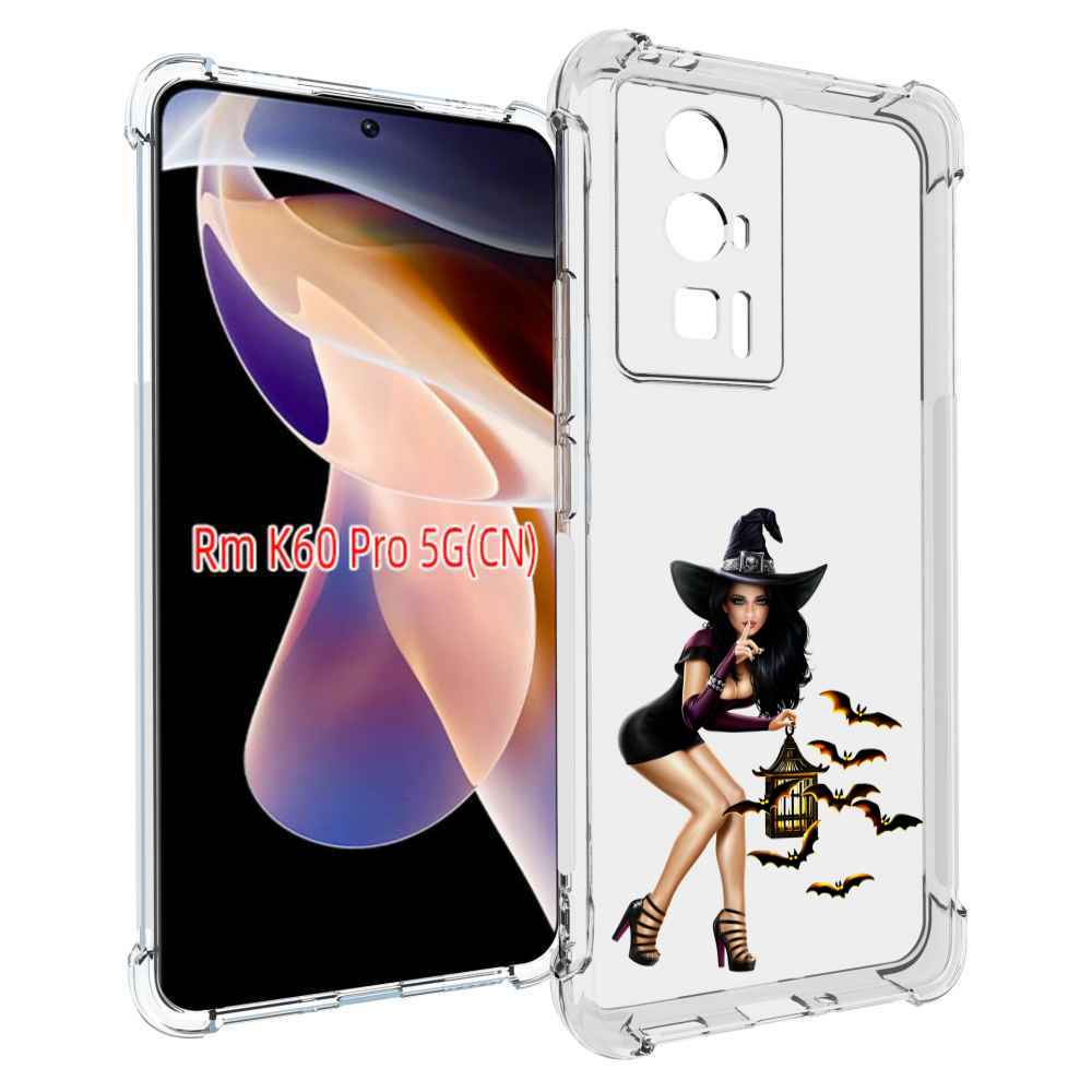 

Чехол MyPads девушка-ведьма женский для Xiaomi Redmi K60 Pro, Прозрачный, Tocco