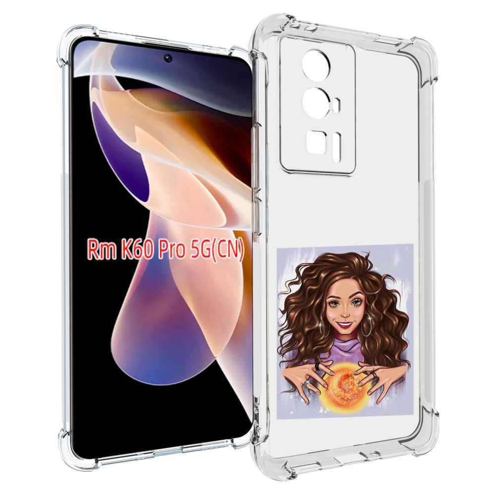 

Чехол MyPads девушка-волшебница для Xiaomi Redmi K60 Pro, Прозрачный, Tocco