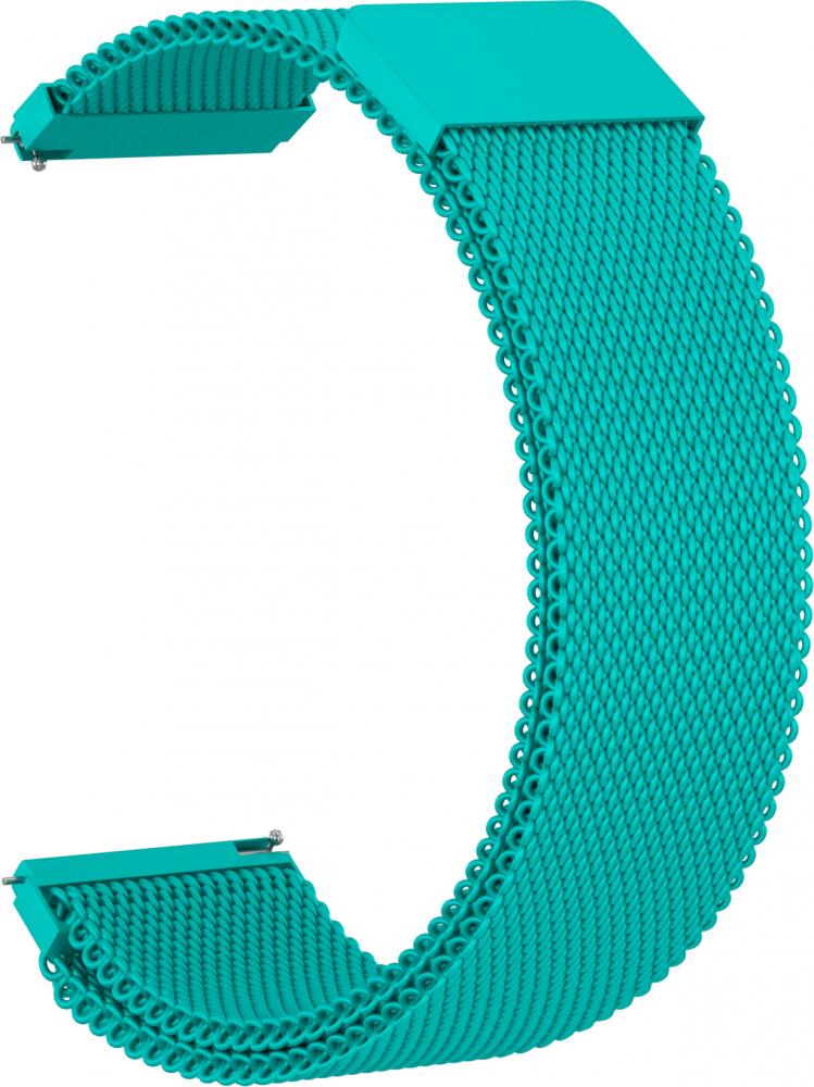 

Ремешок металлический GSMIN Milanese Loop 22 для Huawei Watch GT 2 Pro (Мятный)
