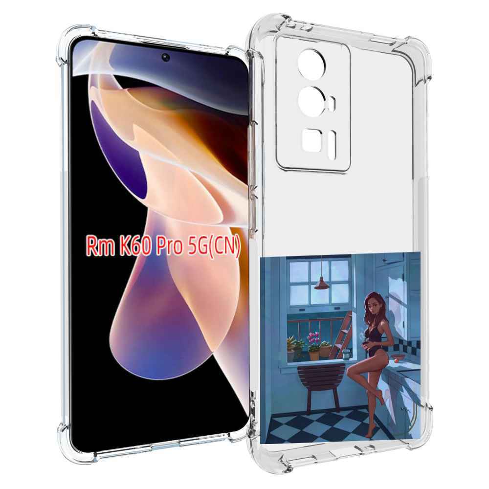 

Чехол MyPads девушка-на-кухне для Xiaomi Redmi K60 Pro, Прозрачный, Tocco