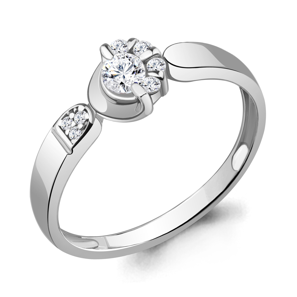 

Кольцо из белого золота с бриллиантом Aquamarine Aquamarine 963901А_585_бз р, 963901А_585_бз