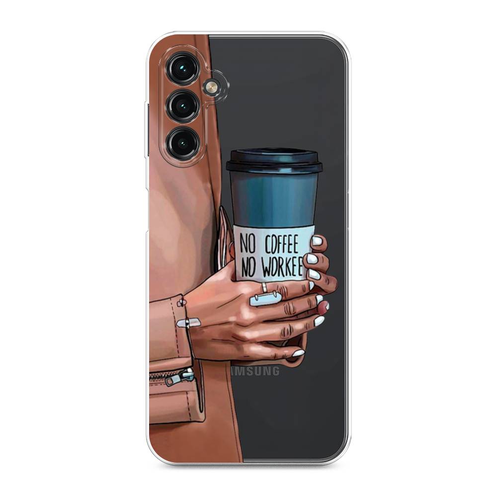 

Чехол Awog на Samsung Galaxy A14 4G "No coffee", Синий;бежевый;коричневый, 2107950-7