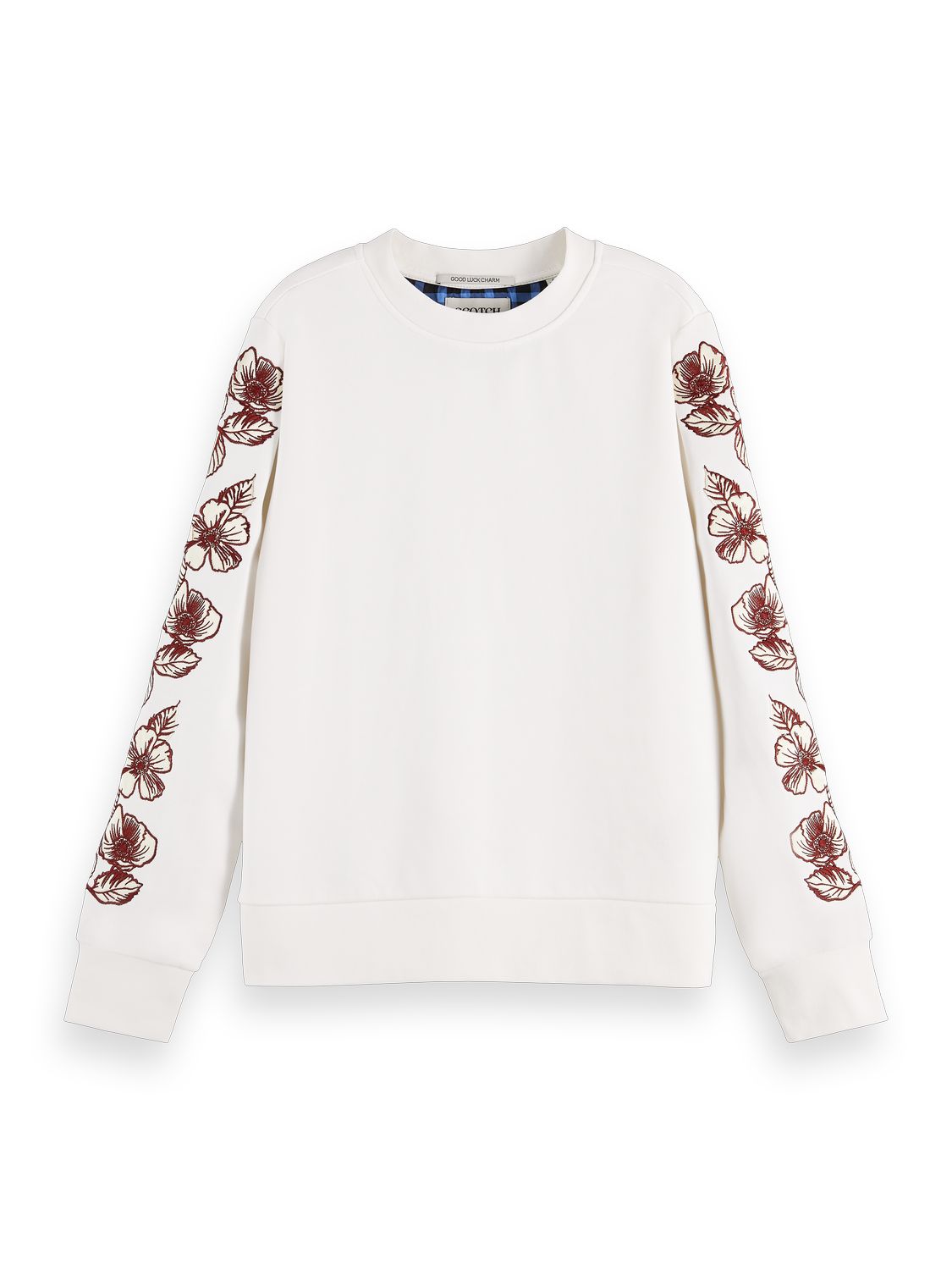 

Свитшот женский Scotch & Soda 164679/0001 белый L, 164679/0001