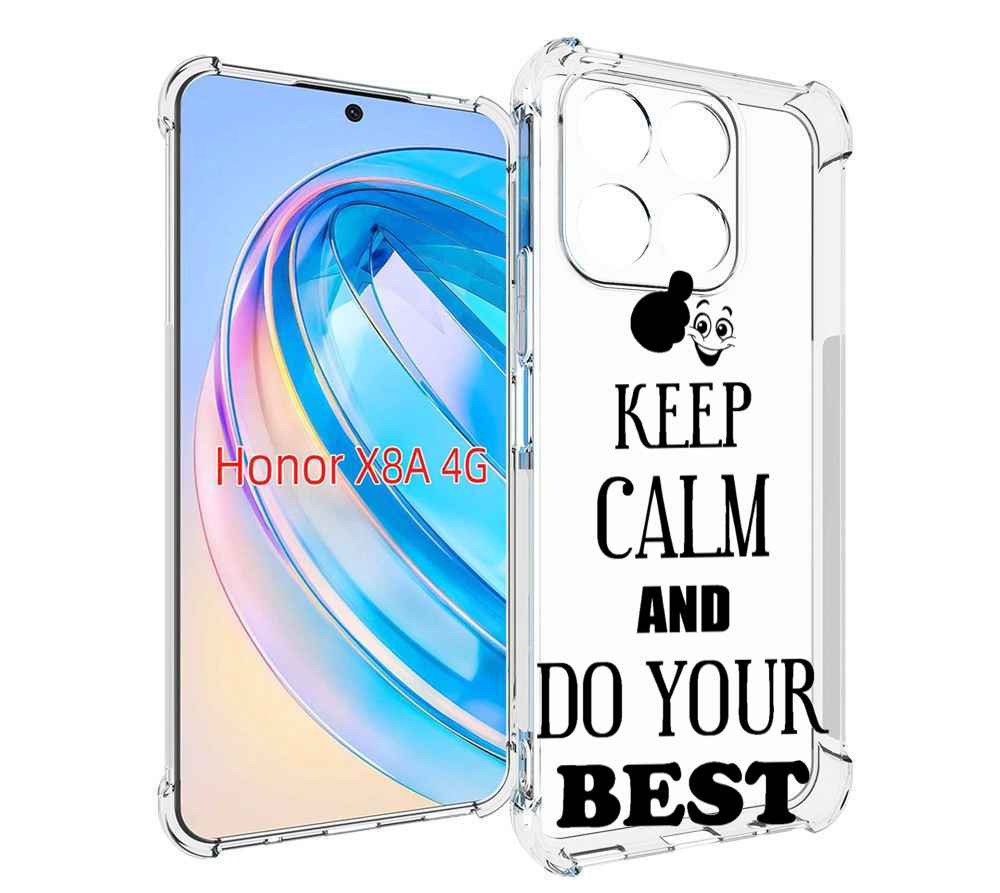 

Чехол MyPads keep-calm-and для Honor X8a, Tocco