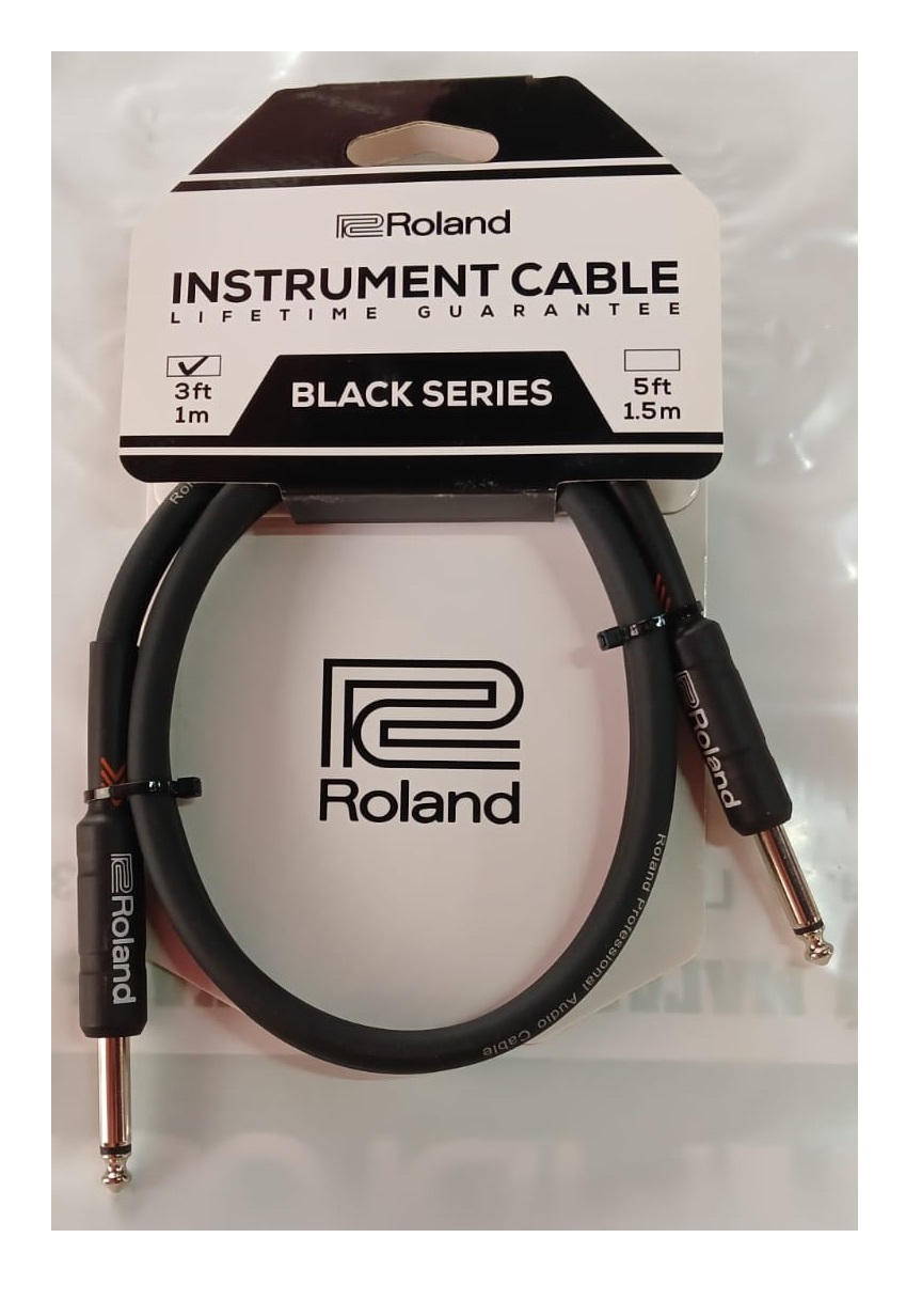 Инструментальный кабель Roland RIC-B3 Black, 1 м