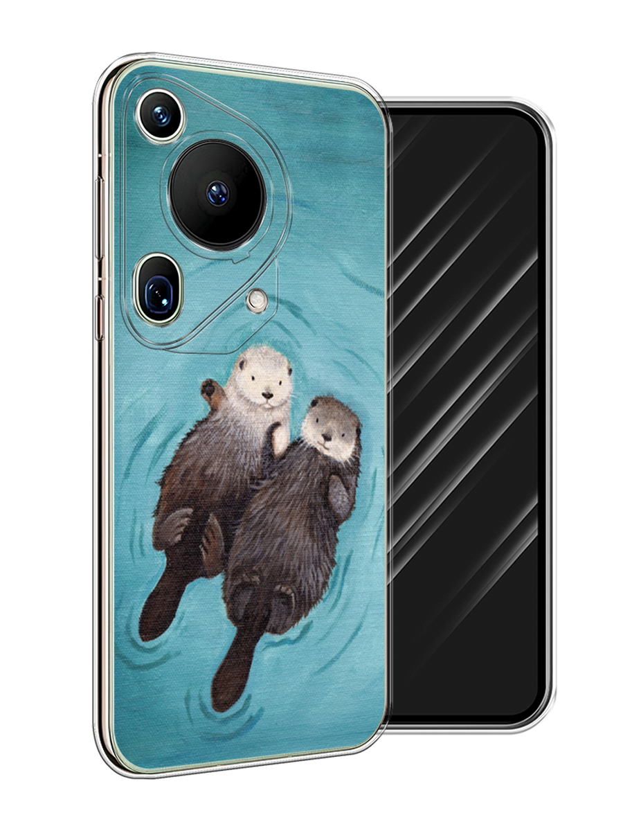 

Чехол Awog на Huawei Pura 70 Ultra "Парочка бобров", Голубой, 6124550-1