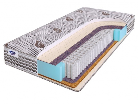 

Матрас SkySleep 135 x 170 NATURE PRO Heavy Soft S1000, Серый, NATURE PRO HEAVY SOFT S1000