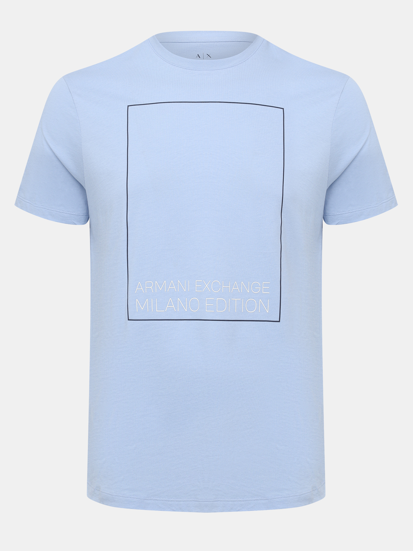 

Футболка мужская Armani Exchange 475892 голубая 48-50 RU, Голубой, 475892