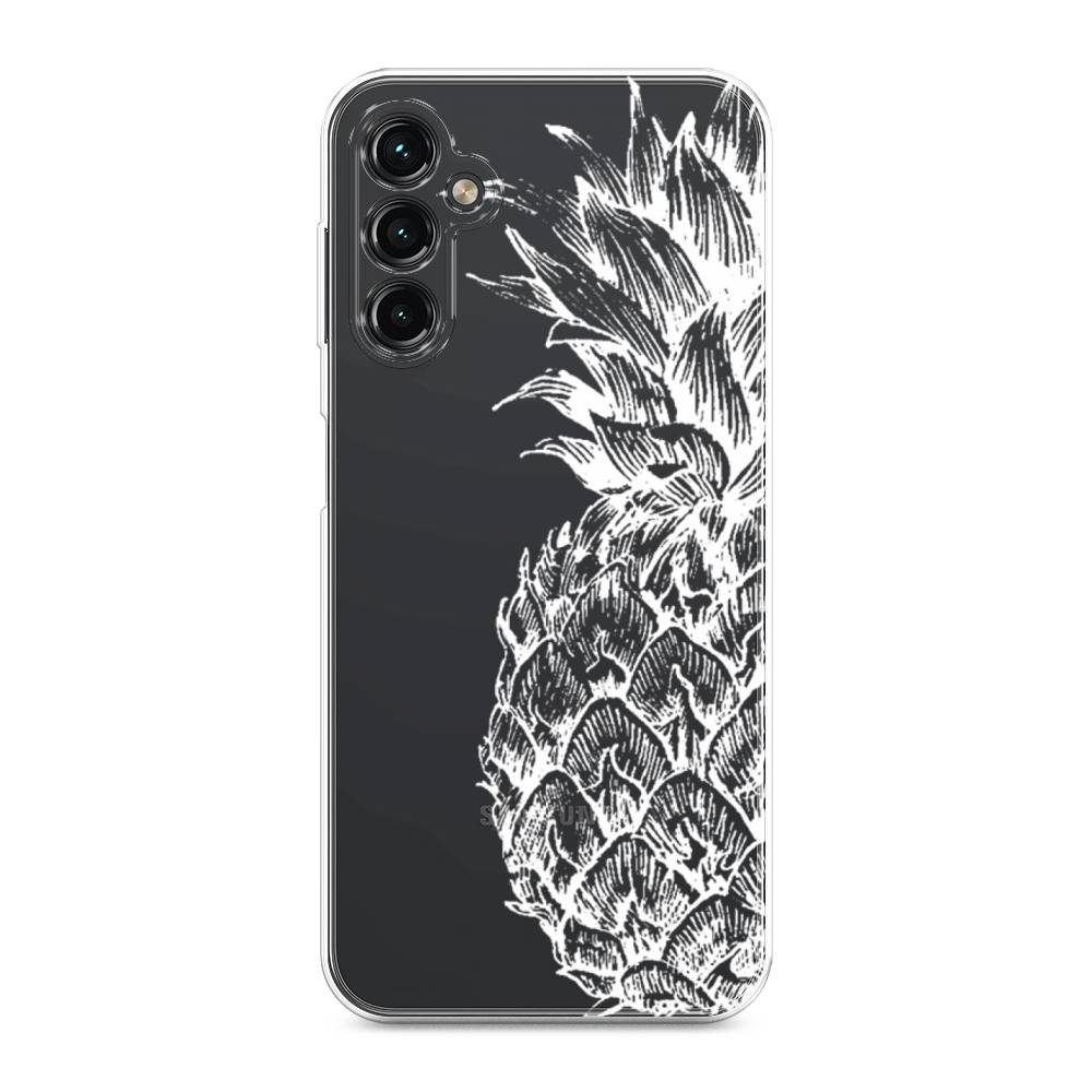 

Чехол Awog на Samsung Galaxy A14 4G "Ананас графика белая", Белый, 2107950-10