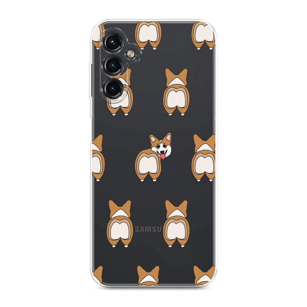 

Чехол Awog на Samsung Galaxy A14 4G "Милый корги фон", Белый;бежевый;коричневый, 2107950-2