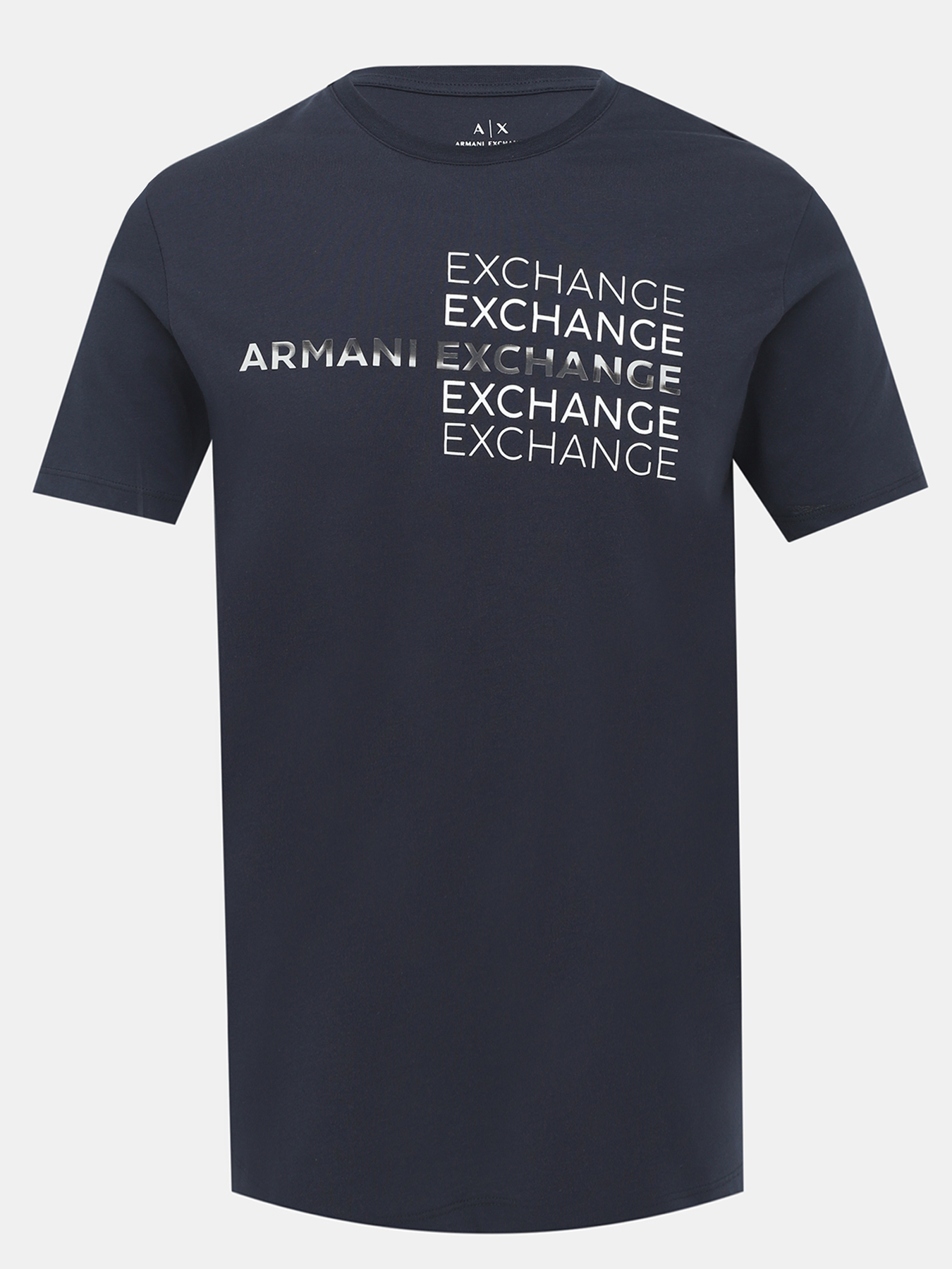 

Футболка мужская Armani Exchange 476357 синяя 46-48 RU, Синий, 476357