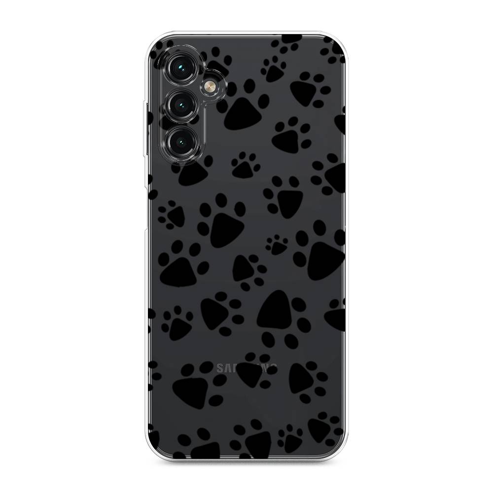 

Чехол Awog на Samsung Galaxy A14 4G "Лапки черные", Черный, 2107950-2