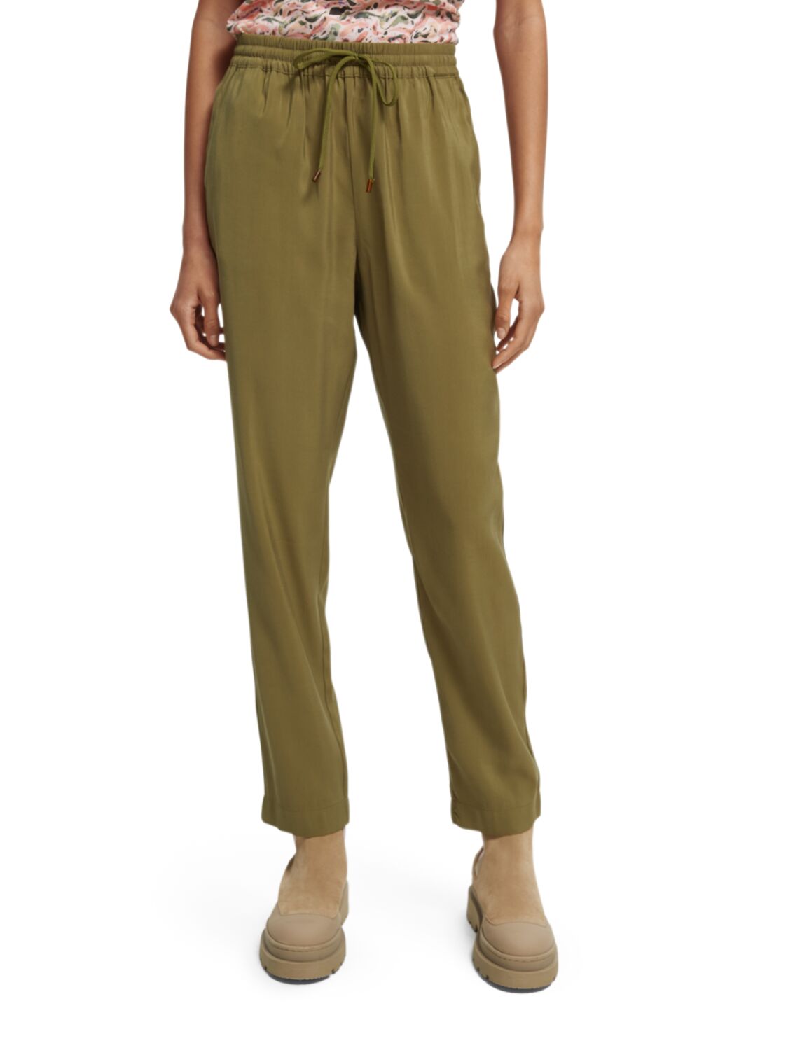

Брюки женские Scotch & Soda 166145/0115 зеленые L, 166145/0115