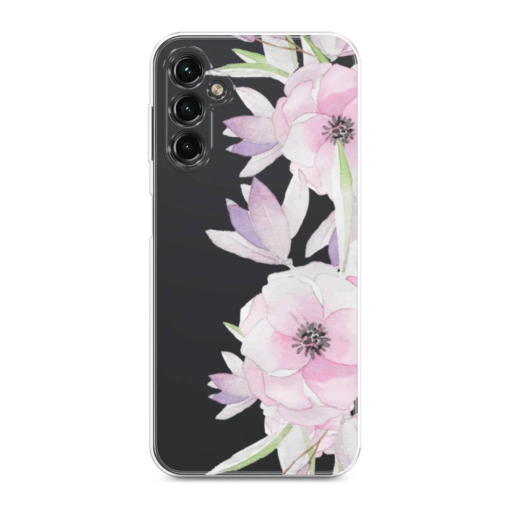 

Чехол Awog на Samsung Galaxy A14 4G "Нежные анемоны", Розовый;черный;фиолетовый, 2107950-8