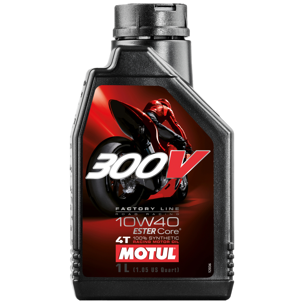 фото Моторное масло для мото 10w40 motul 1л синтетик 300v factory line road racing 4т motul 104