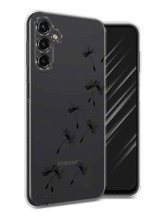 

Чехол Awog на Samsung Galaxy A14 4G "Летящие одуванчики", Черный, 2107950-8