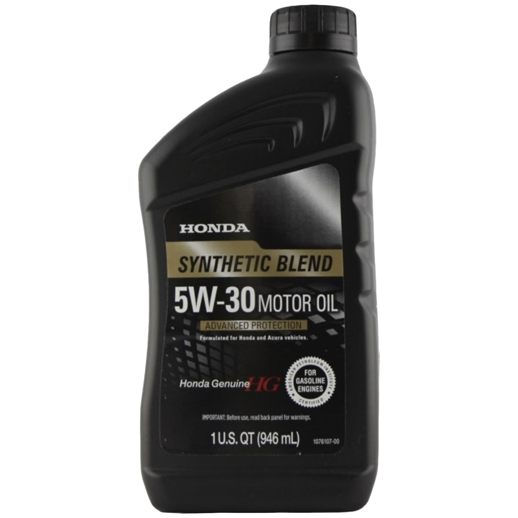 фото Масло моторное полусинтетическое 946мл - 5w20 synthetic blend (sn, gf-5) honda арт. 087989