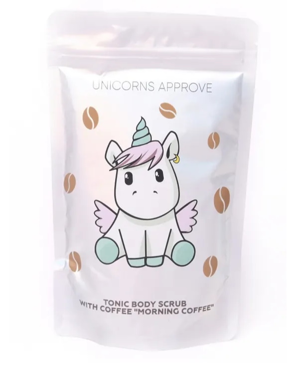Скраб для тела Unicorns Approve Morning Coffee тонизирующий кофейный 200 г