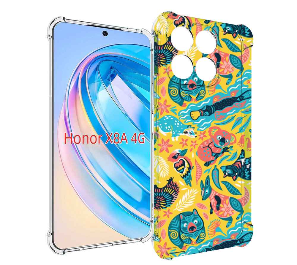 

Чехол MyPads seamless-pattern для Honor X8a, Tocco