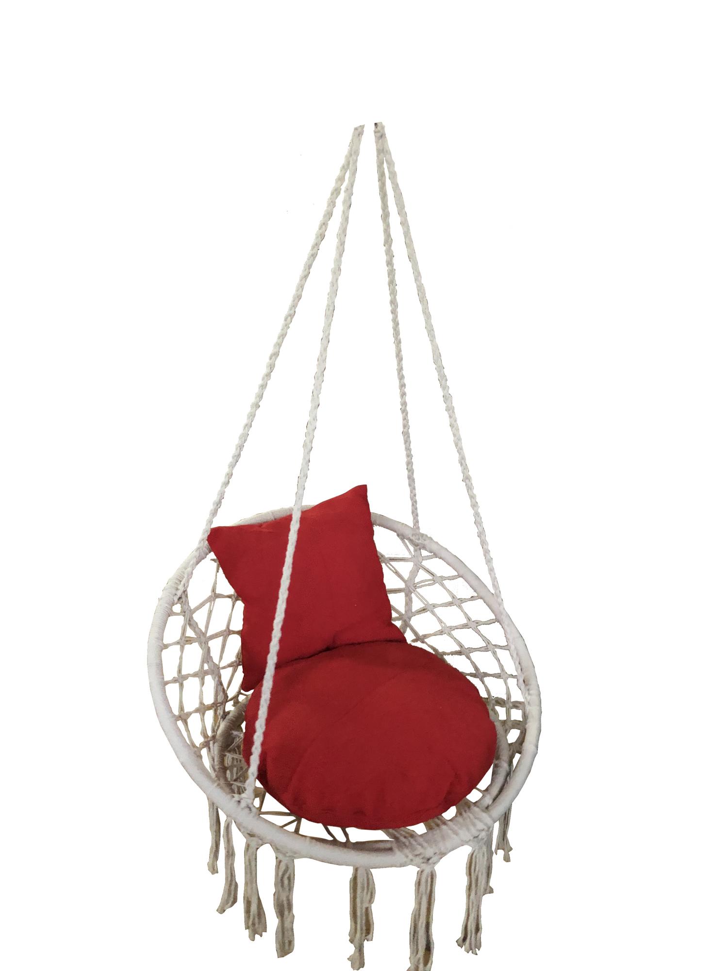 Кресло подвесное Garden Story Фиби цв.корзины белый, цв.подушки красный ZRHC30-B гамак для йоги midzumi yoga fly 20139 красный