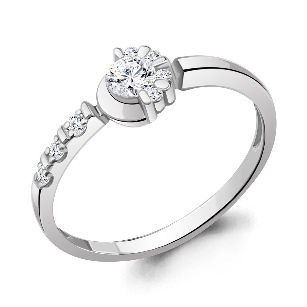 

Кольцо из белого золота с бриллиантом Aquamarine Aquamarine 963903_585_бз р, 963903_585_бз