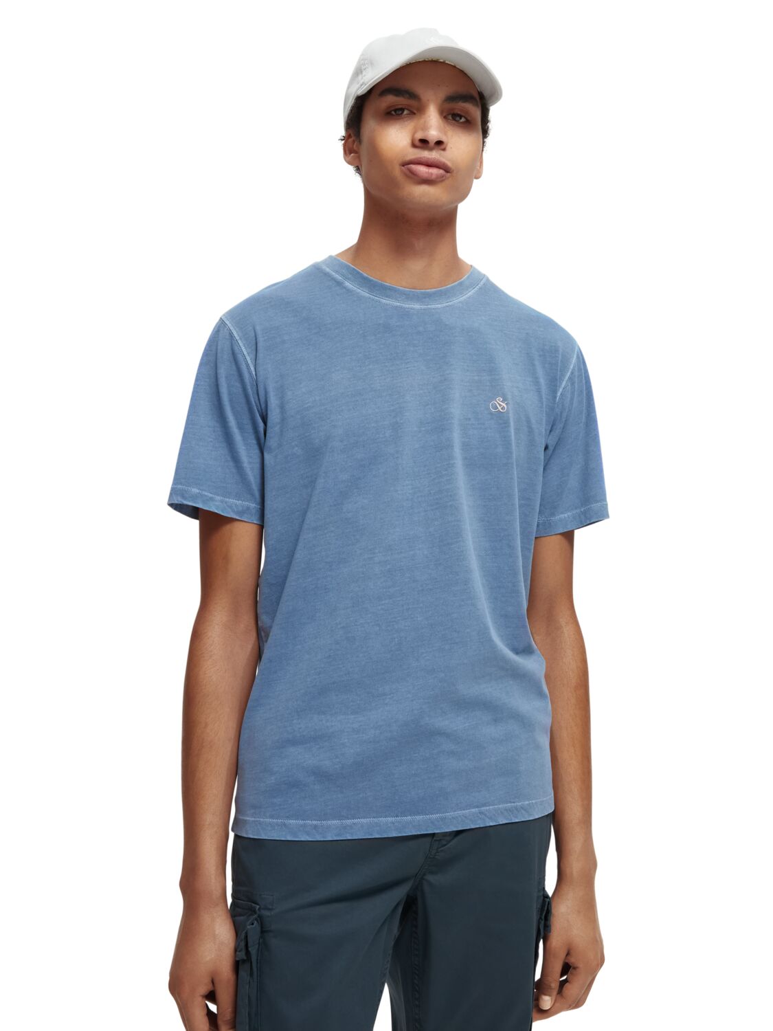 

Футболка мужская Scotch & Soda 166055/0765 голубая L, 166055/0765