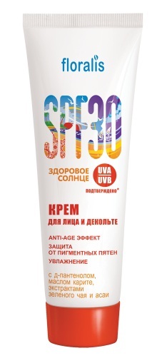 

Крем для лица FLORALIS Здоровое солнце SPF 30