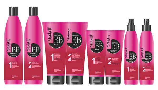 фото Bb-маска markell hair expert 6 в 1