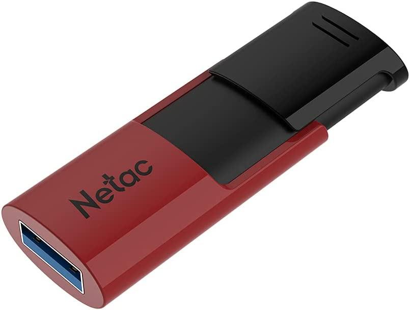 фото Флеш диск netac 128gb u182 nt03u182n-128g-30re usb3.0 красный/черный