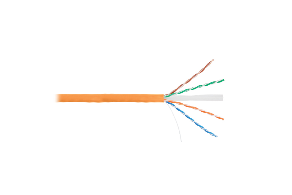 Кабель Netlan без разъема без разъемов м (EC-UU004-6-LSZH-OR) оранжевый