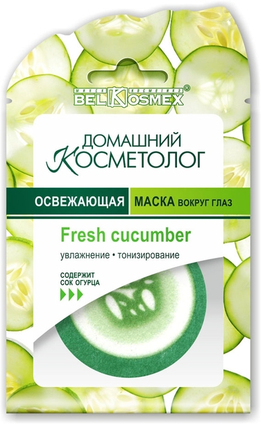 

Маска BelKosmex Домашний Косметолог Fresh cucumber
