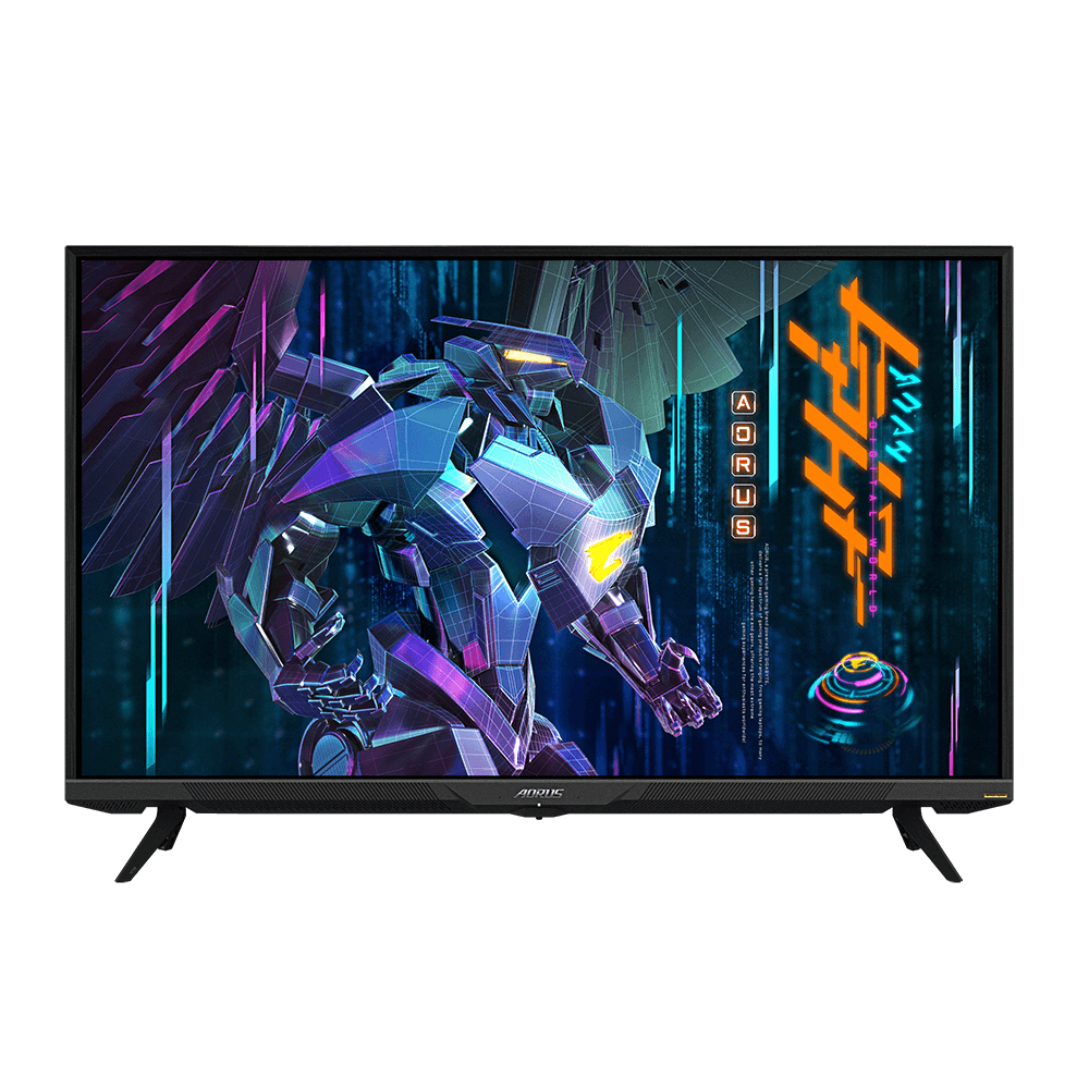 фото 43" монитор gigabyte aorus fv43u black 144hz 3840x2160 va