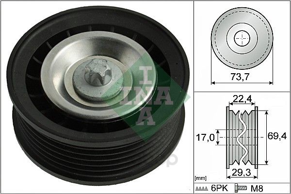 

Ролик автомобильный Ina 532078410