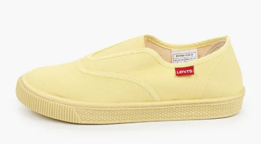 

Слипоны женские Levi's MALIBU SLIP ON 1 желтые 38 RU, MALIBU SLIP ON 1