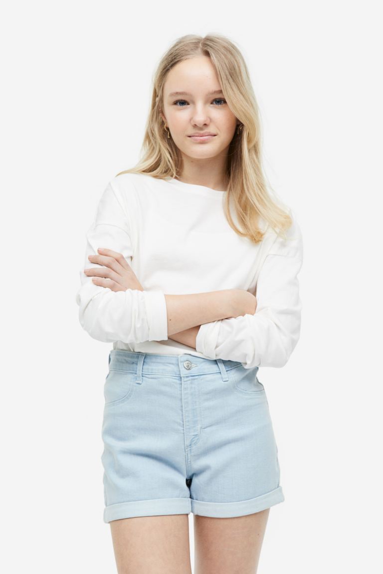 

Шорты детские H&M 1138346, цвет голубой/черный, размер 170 (доставка из-за рубежа), 1138346