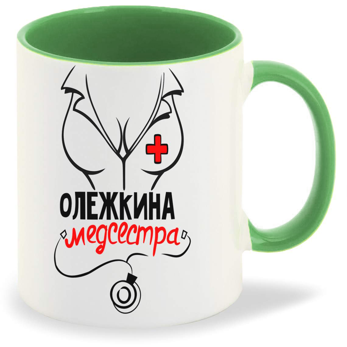 

Кружка CoolPodarok Медсестра Олежкина