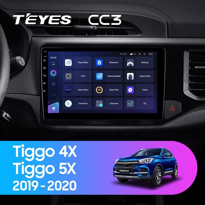 Штатная магнитола Teyes CC3 432 Chery Tiggo 4X 5X 2019-2020 3670000₽
