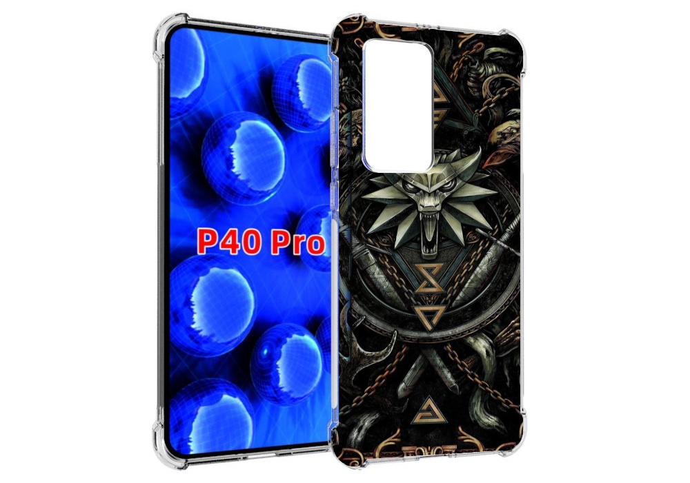 

Чехол MyPads загружено для Huawei P40 Pro противоударный, Прозрачный, Tocco