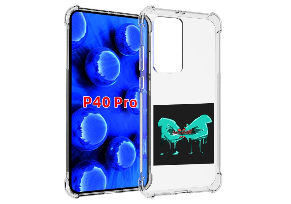 

Чехол MyPads закручиваю-розочки для Huawei P40 Pro противоударный, Прозрачный, Tocco