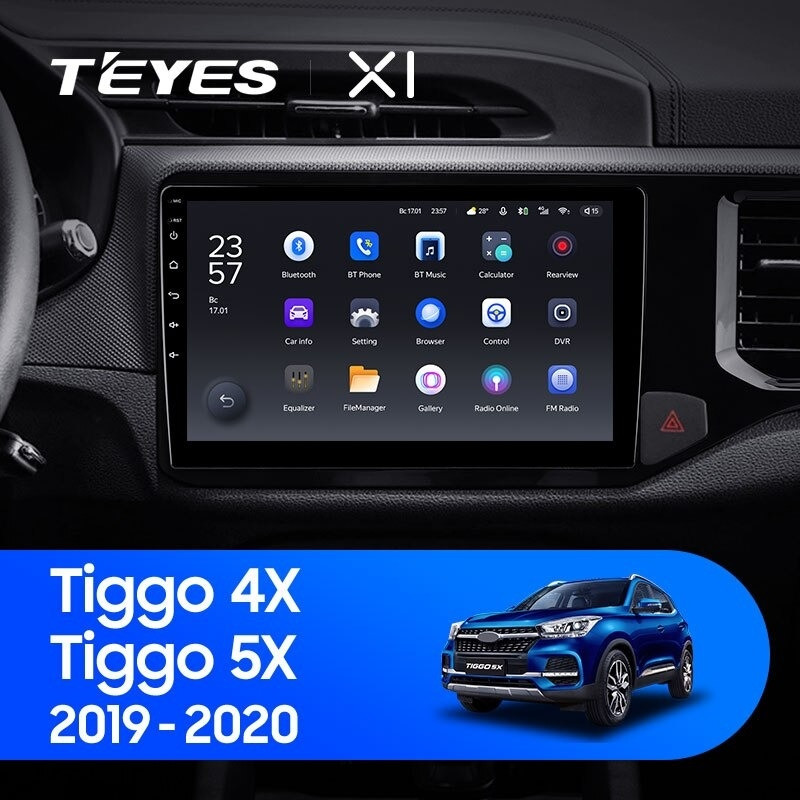 Штатная магнитола Teyes X1 4G 232 Chery Tiggo 4X 5X 2019-2020 2670000₽