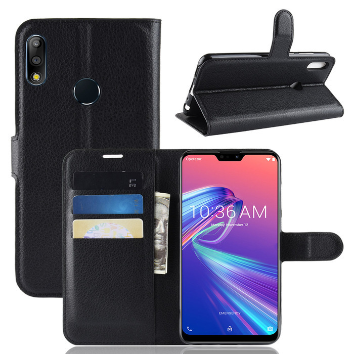 фото Чехол-книжка prestige для asus zenfone max pro m2 (zb631kl) (черный) black panther